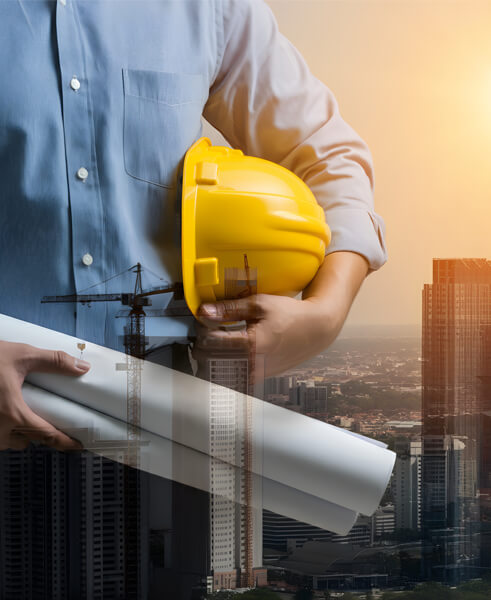 Construction site overview